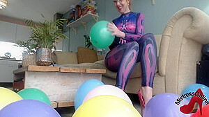 Playful Balloon Fetish Fun – Spandex Fantasy Video | Zentai-Spandex