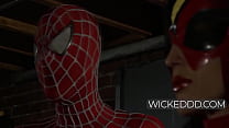 Spidey & Spiderwoman – Superhero Roleplay in Glossy Spandex | Zentai-Spandex